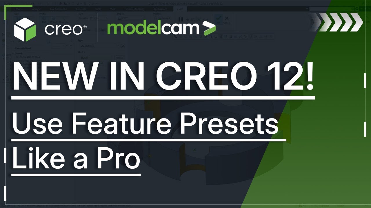 How to Use Feature Presets in Creo 12 | Save Time with Smart Defaults