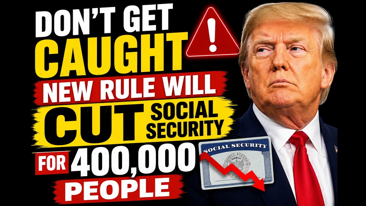 Don&rsquo;t Get Caught &ndash; New Rule Will Cut Social Security for 400,000 People