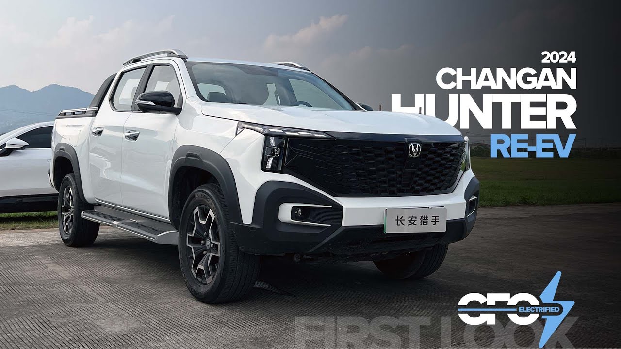Первый взгляд на Changan Hunter RE-EV 2024 года: электрифицированный пикап, способный составить к...