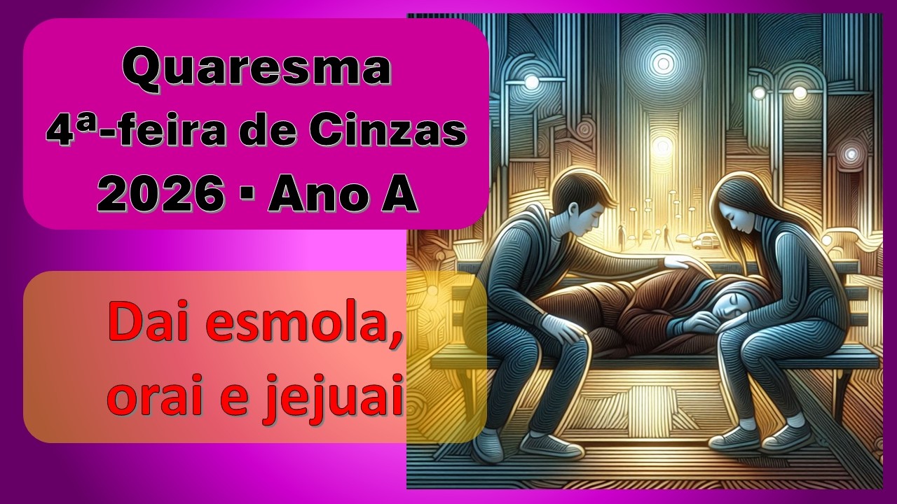Quaresma 2026 - Quarta-feira de cinzas: 