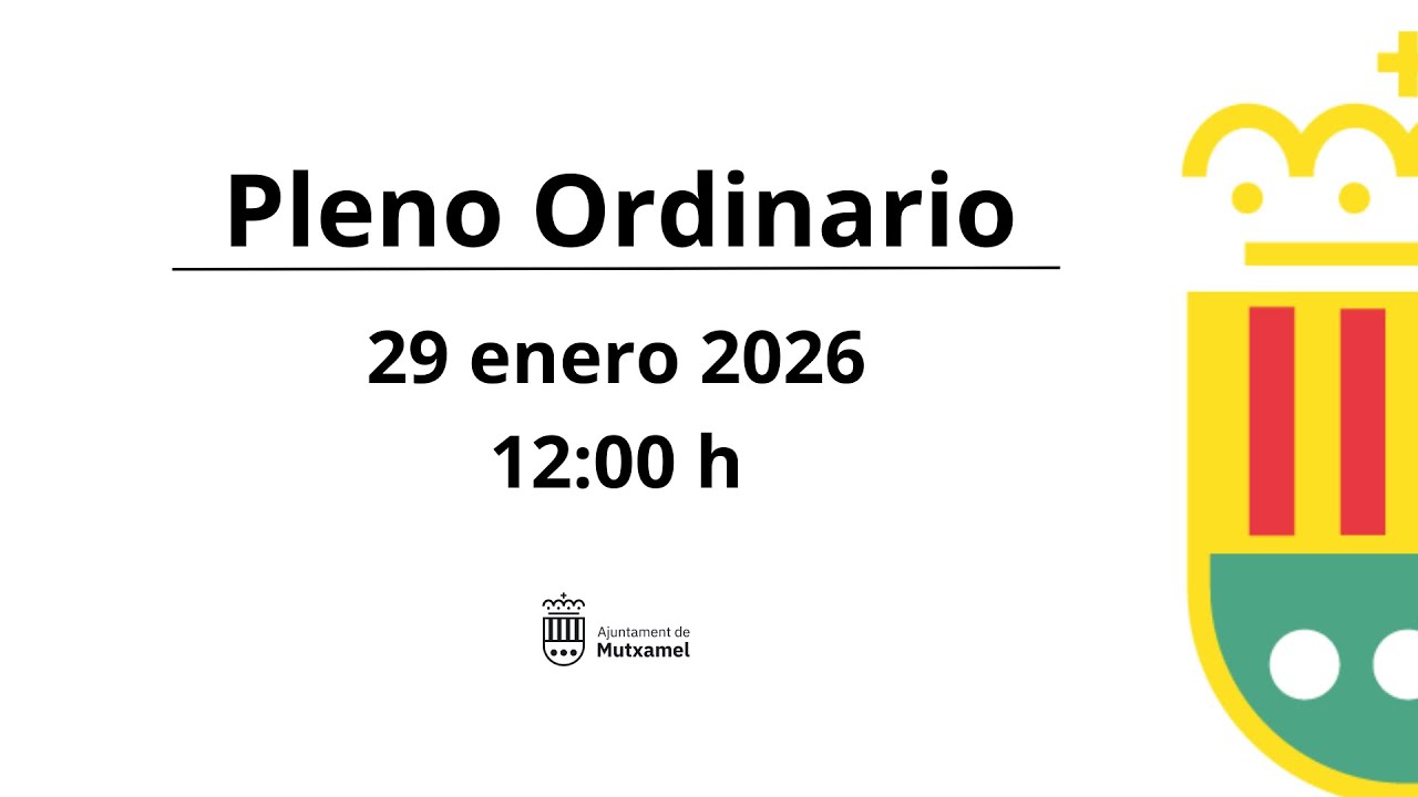 PLENO ORDINARIO 29 ENERO de 2026
