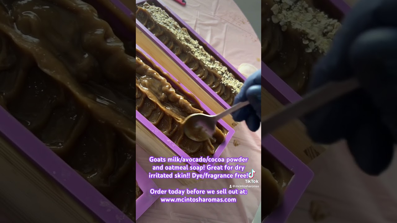 OH MY Goats Milk handcrafted soap!!!! #viral #viralvideo #viralshorts #video #viralshort #viralreels