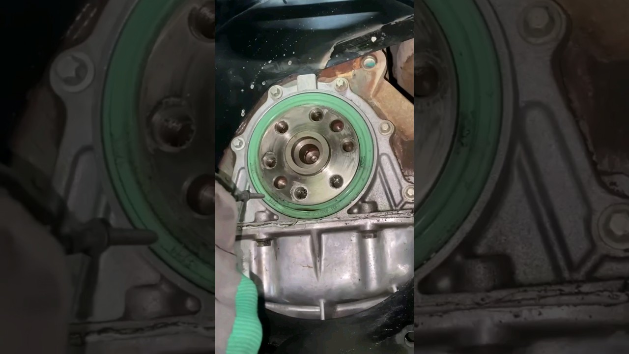 Mechanic Tricks: Install Rear Main Seal #repair #autoparts #tools #mechanic #automotive