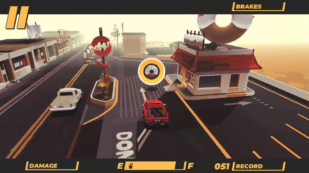 #DRIVE - Endless Driving Video Game (First Gameplay)