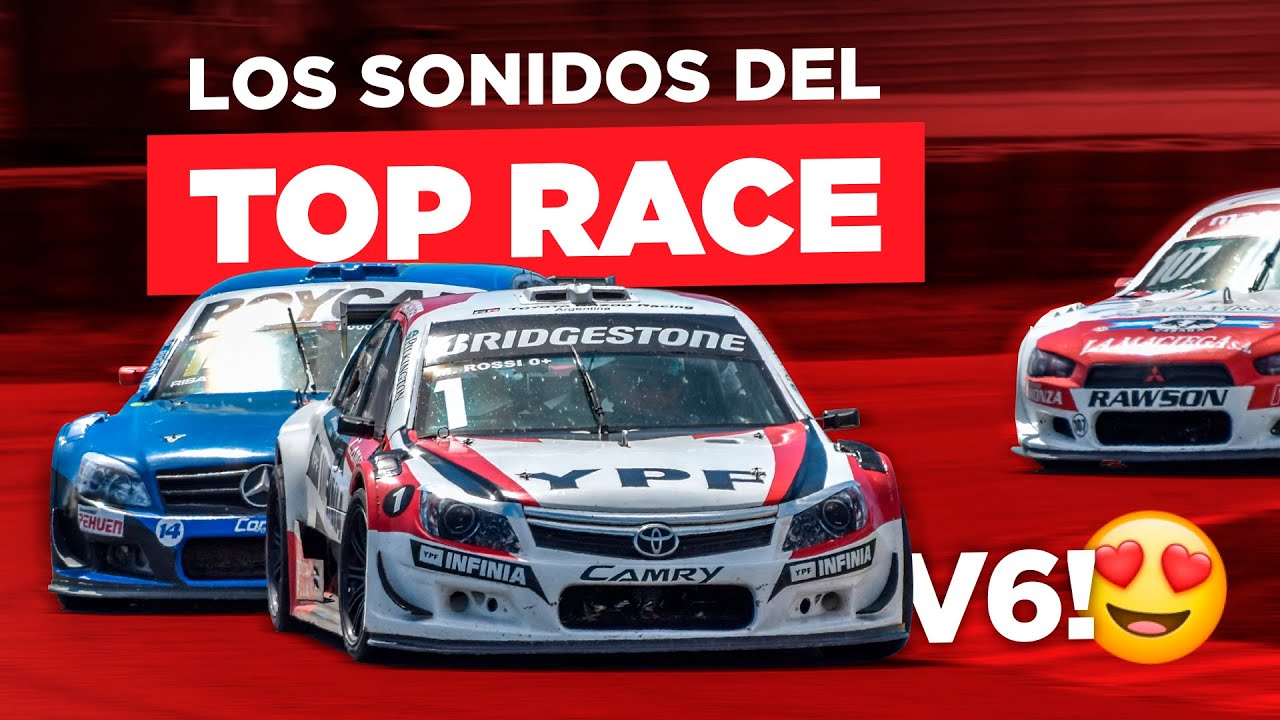El Top Race V6 y Top Race Series con SONIDO AMBIENTE - PURO V6!