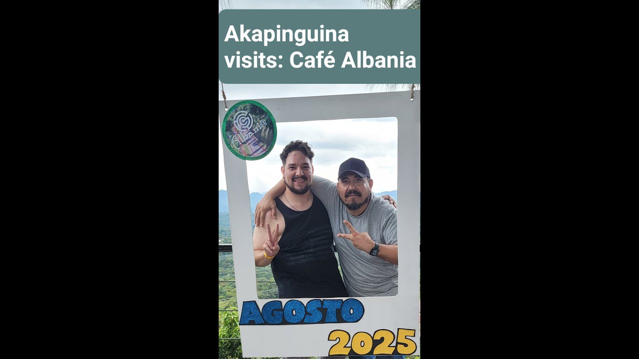 AkaPinguina visits Cafe Albania located in Apaneca, El Salvador
