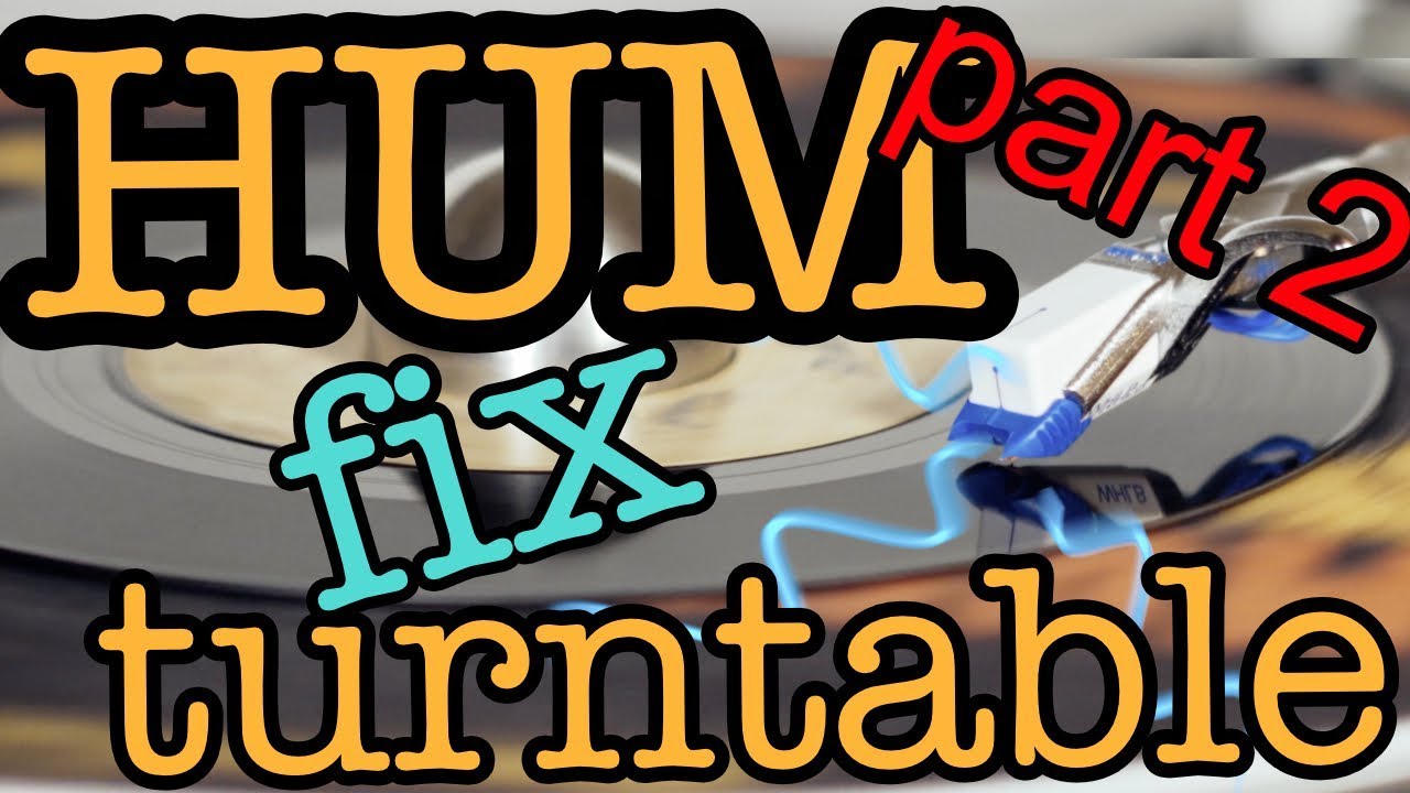 How to remove turntable hum noise [bass feedback Tutorial] part 2 ★ vinyl stories ★