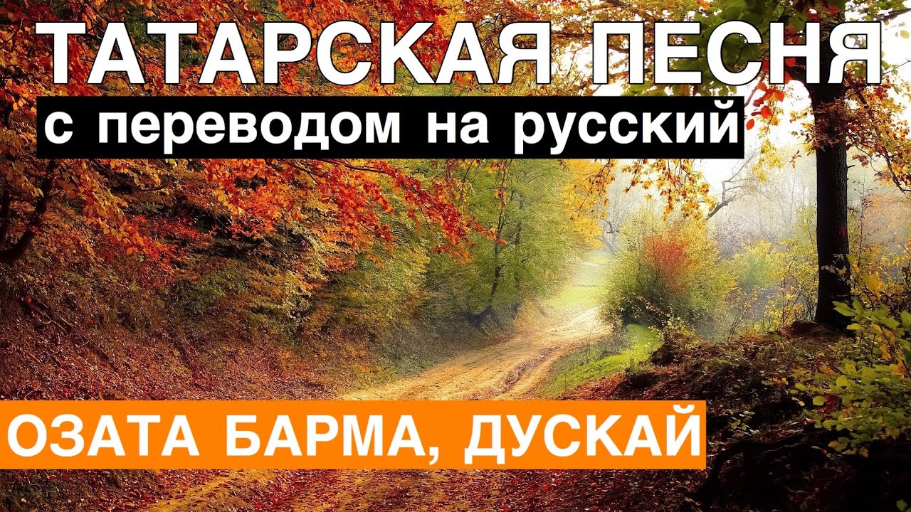Татарские песни С ПЕРЕВОДОМ НА РУССКИЙ I ОЗАТА БАРМА, ДУСКАЙ / НЕ ХОДИ ПРОВОЖАТЬ, ДРУГ