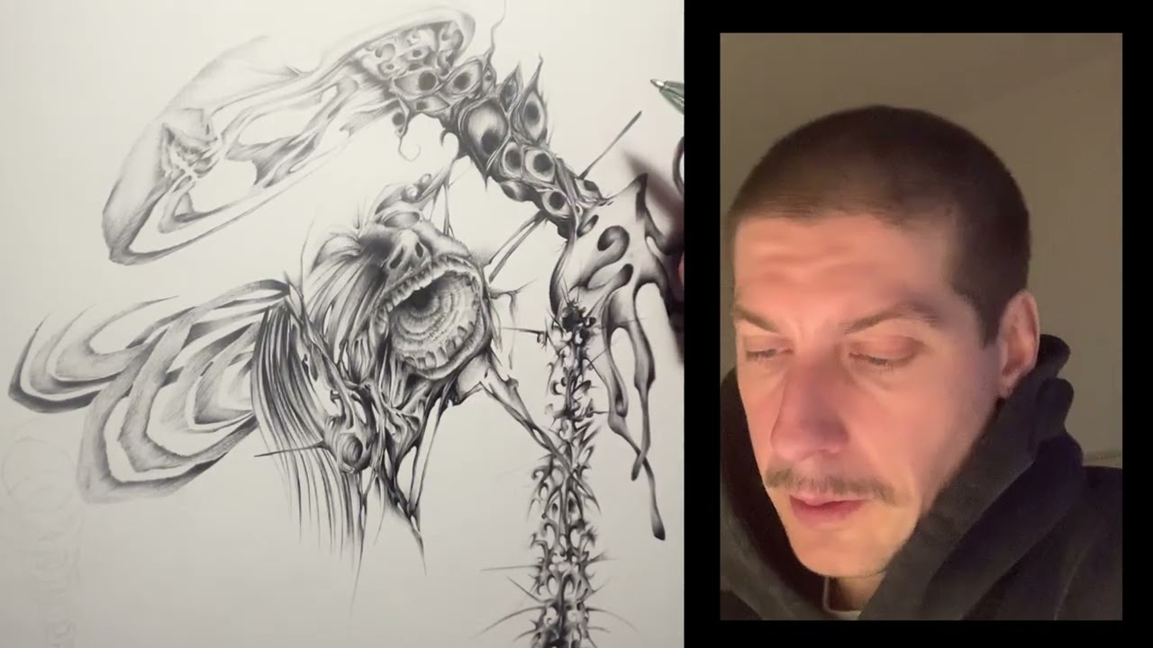 8 Minutes of Drawing (No Music, No Talking)