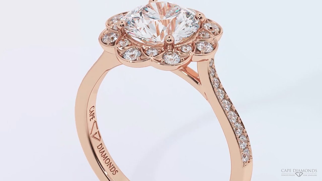 Rose gold diamond engagement ring collection - Cape Town Diamonds