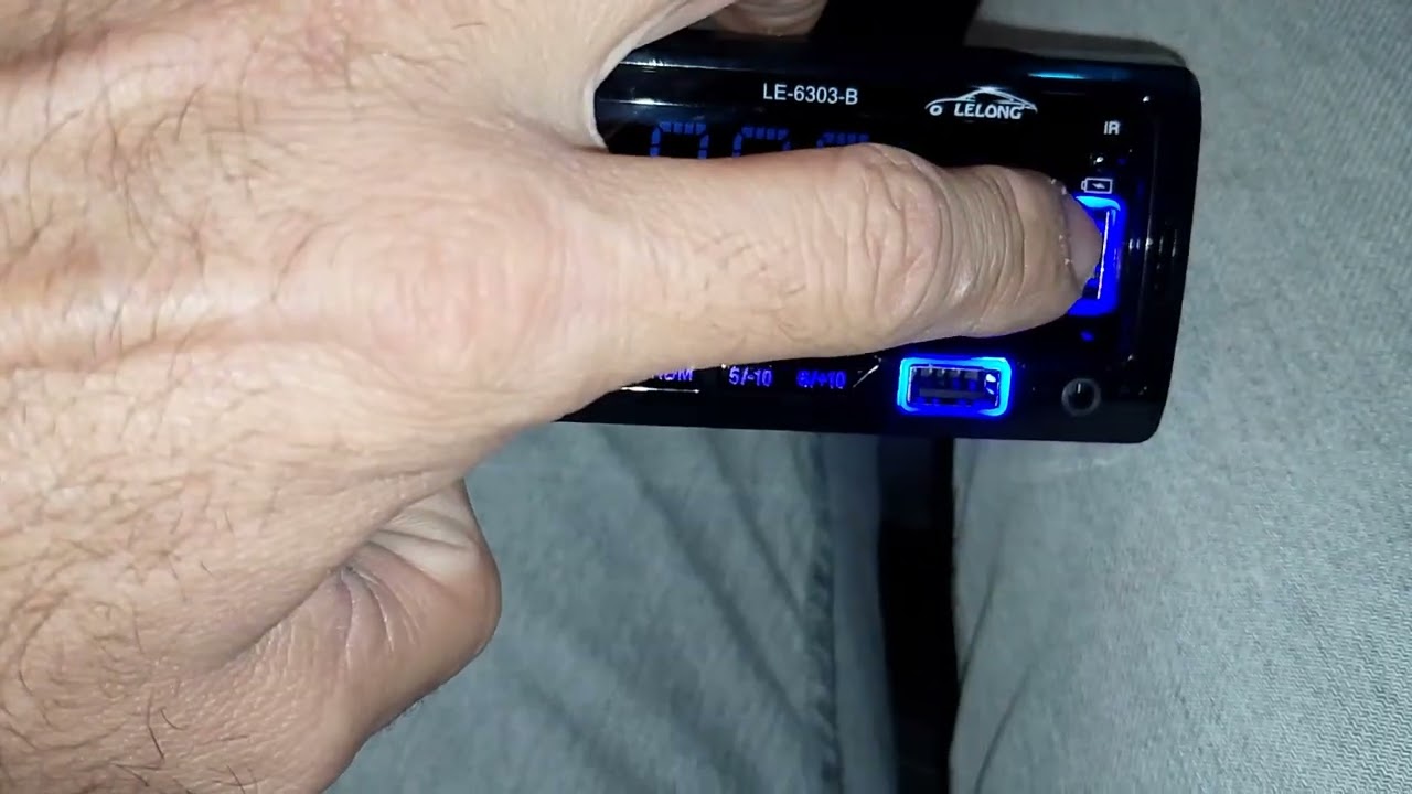 Lelong le6303-b, ajustando o horário e cores dos botões de iluminação