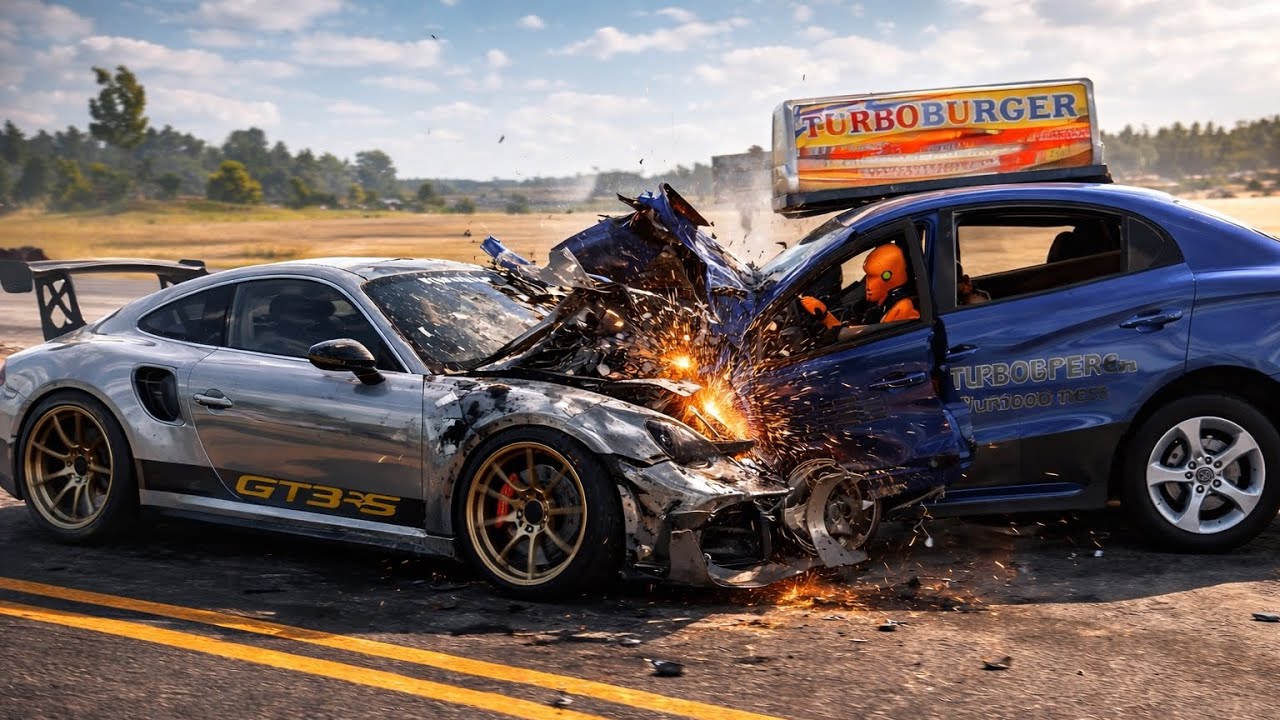 BeamNG Drive - Realistic Crashes #3