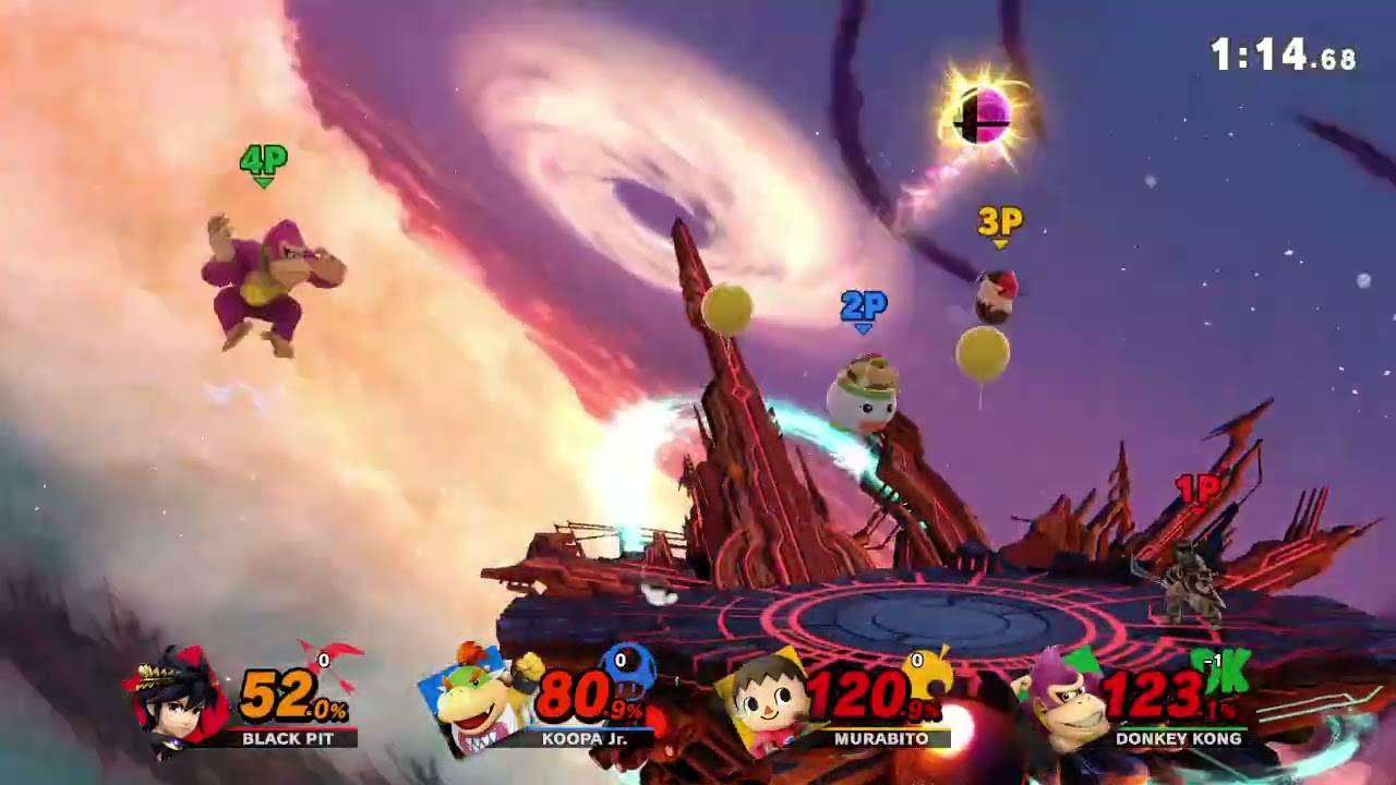 スマブラSP リプレイ タイム制 12900 [25年12月分]【ドンキーコング 激戦 ※馴れ合いリンチの疑い 4P自分】