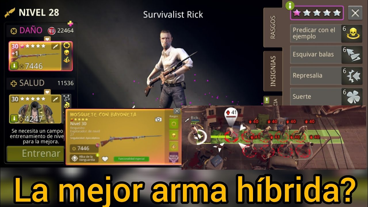 La mejor Arma Híbrida? - The Walking Dead No Man's Land 