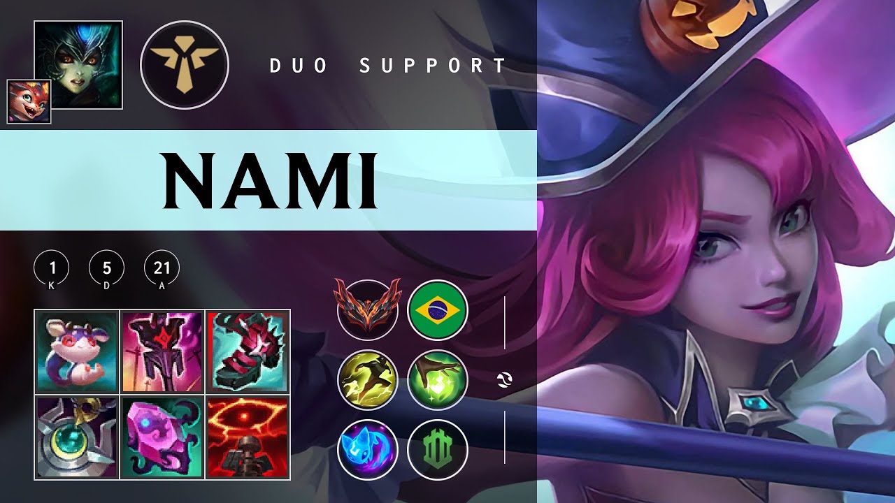 Nami Support vs Nautilus - BR Grandmaster Patch 25.22