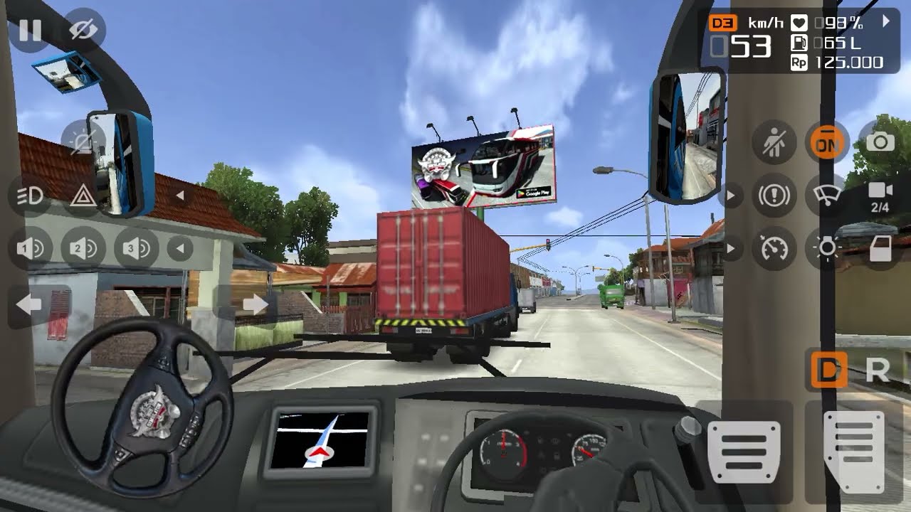 Bus driving simulator 