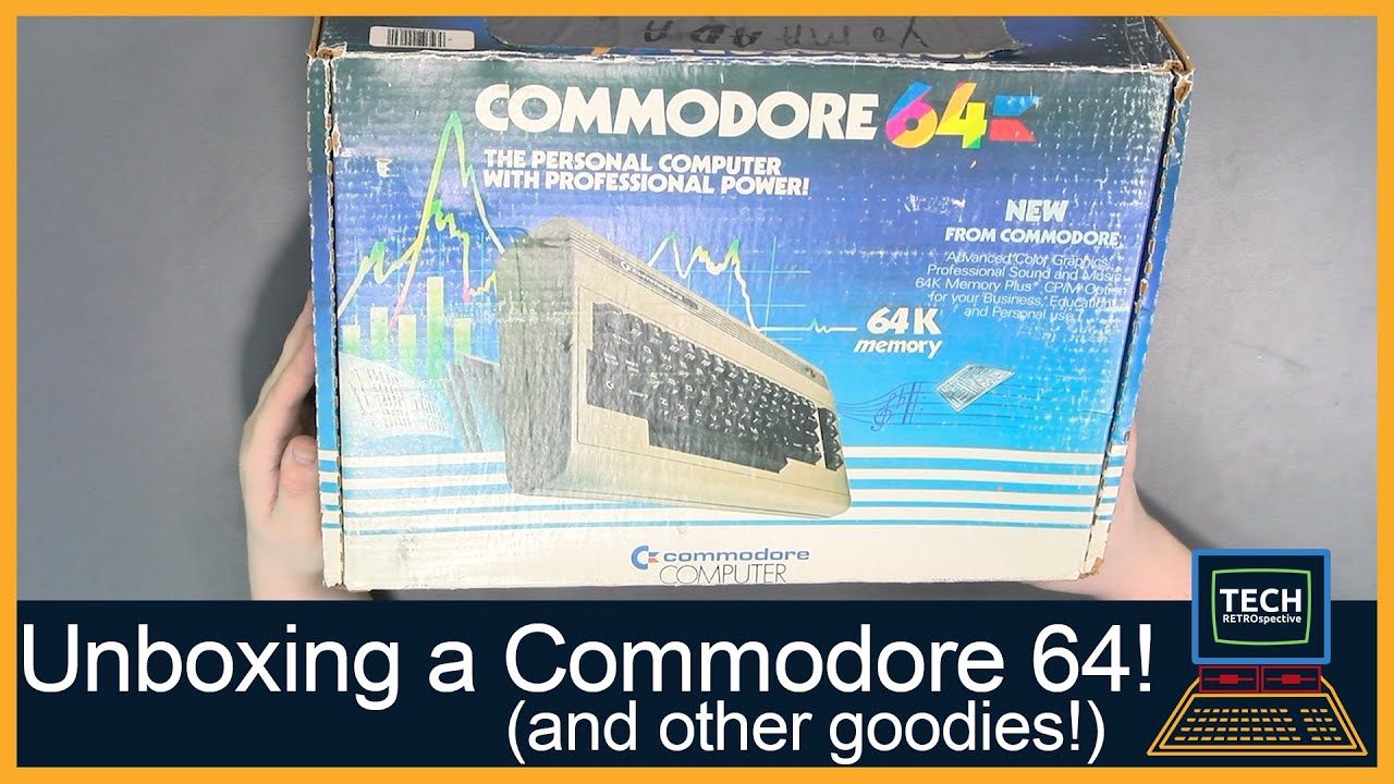 Распаковка Commodore 64 — столько всего интересного!