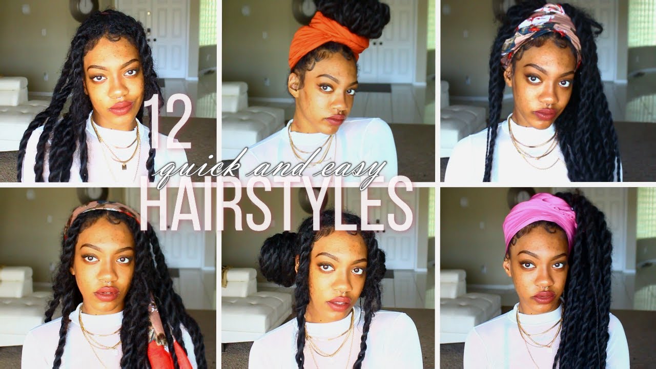 12 JUMBO TWIST Hairstyles Quick & Easy! | STYLEDBYKAMI