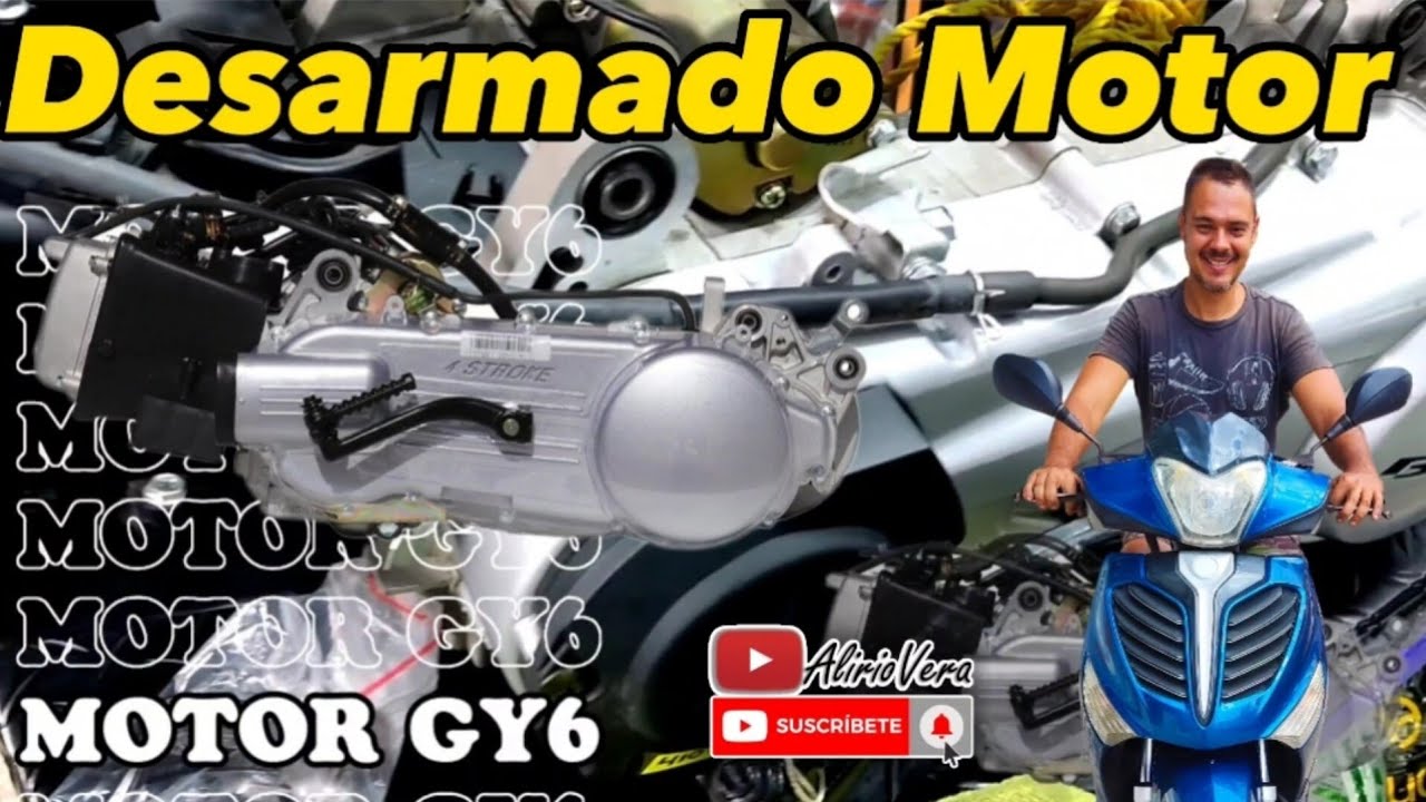 Despiece Motor GY6 Desarmado Piezas Motor GY6 Scooter 🛵