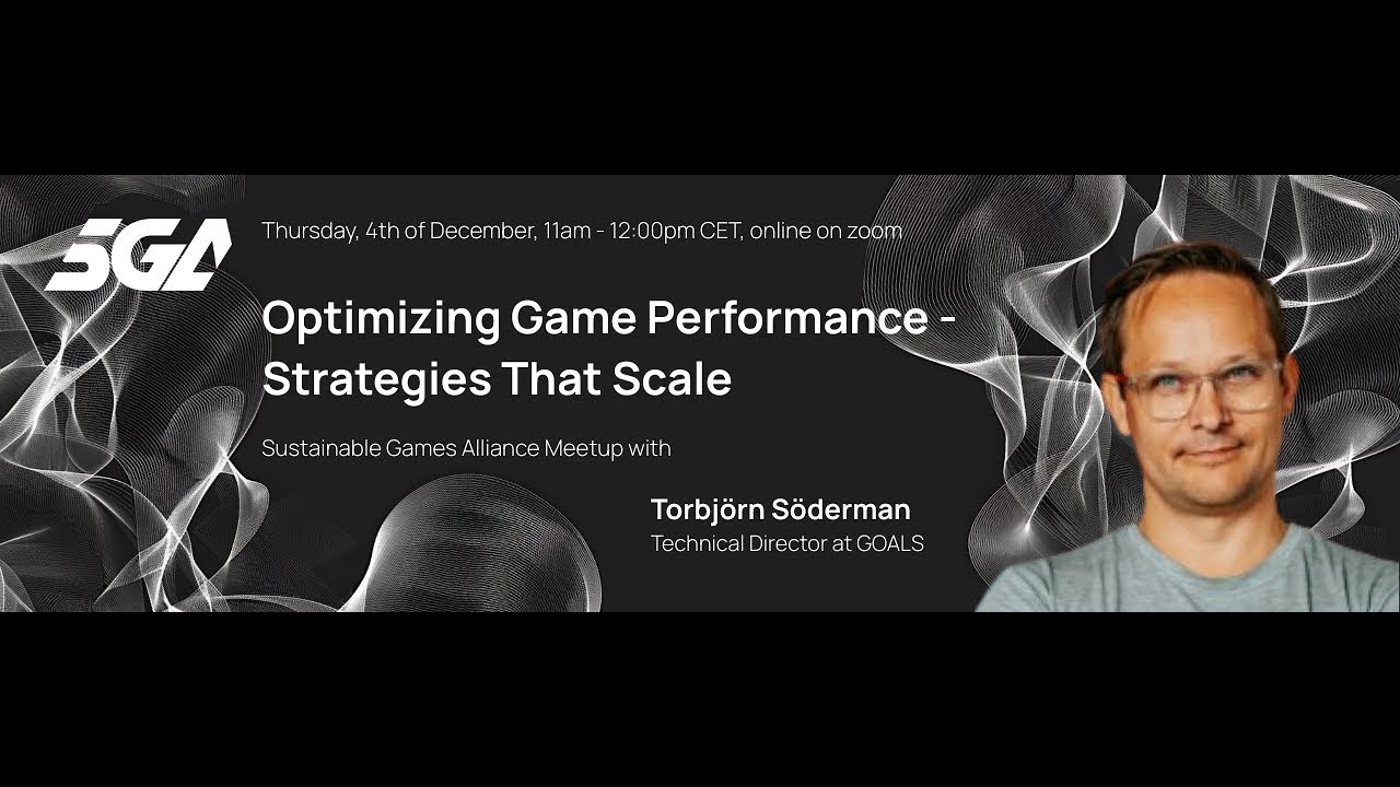 Optimizing Game Performance with Torbjörn Söderman, Technical Director at GOALS