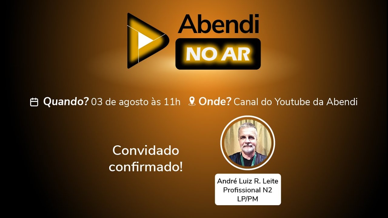 Abendi no Ar - Fala profissional - Andr&eacute; Luiz Ribeiro Leite #03