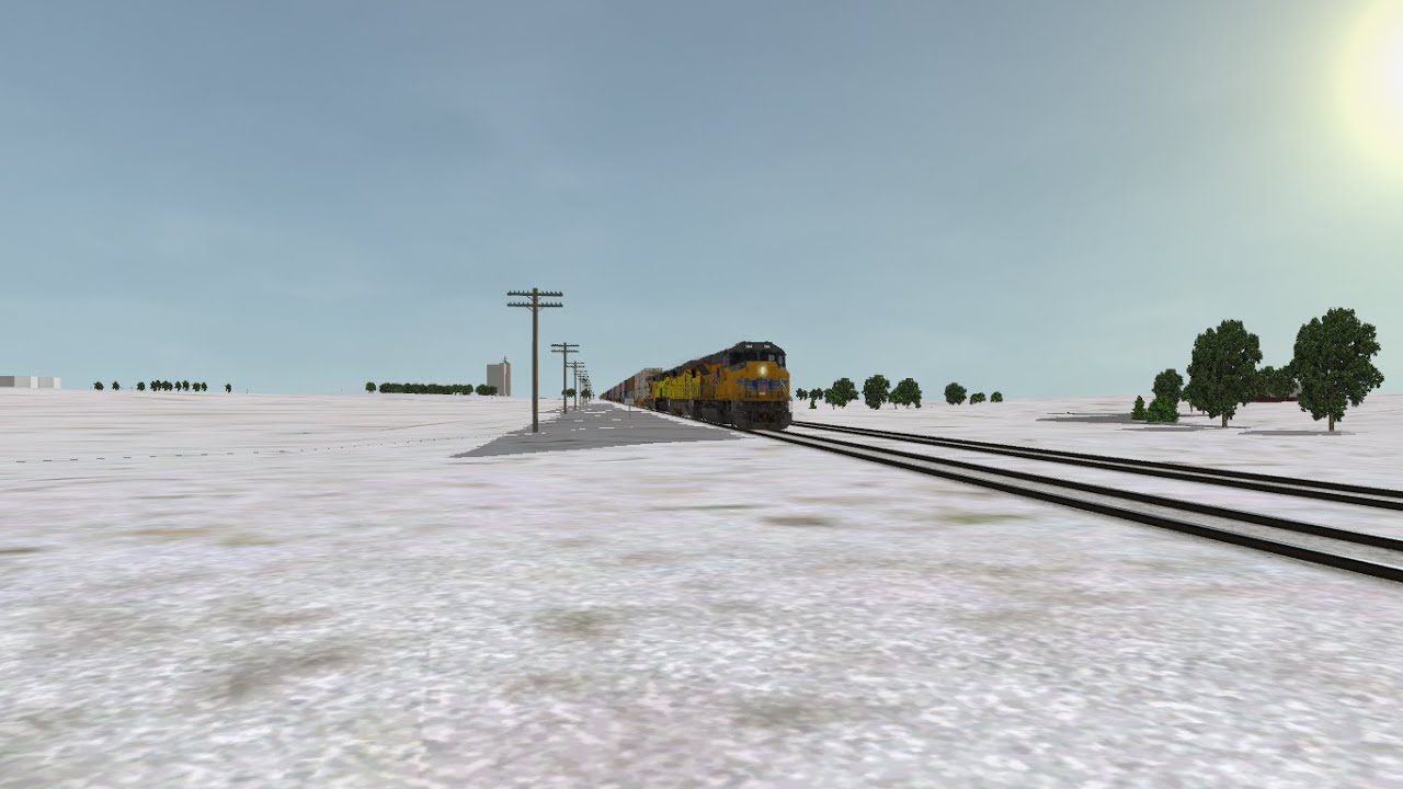 ORTS: Fast UP SD70AH-T4 #3014 WB ZG2BRB-01 At Clinton, IA