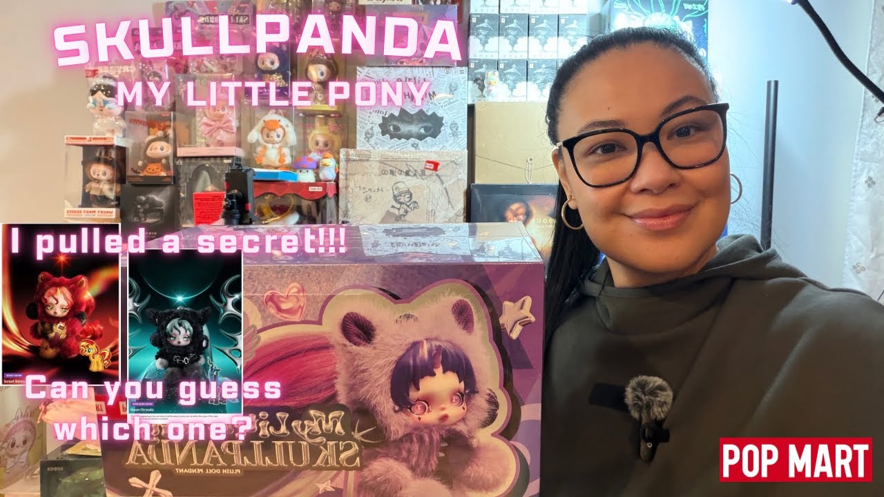 I PULLED A SECRET 😱 POPMART SKULLPANDA x MY LITTLE PONY 
