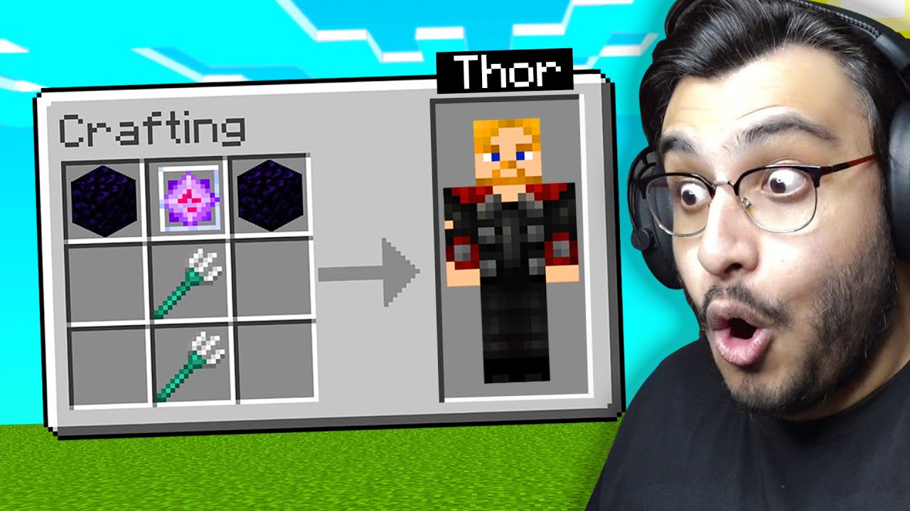 I BECAME THOR IN MINECRAFT | RAWKNEE