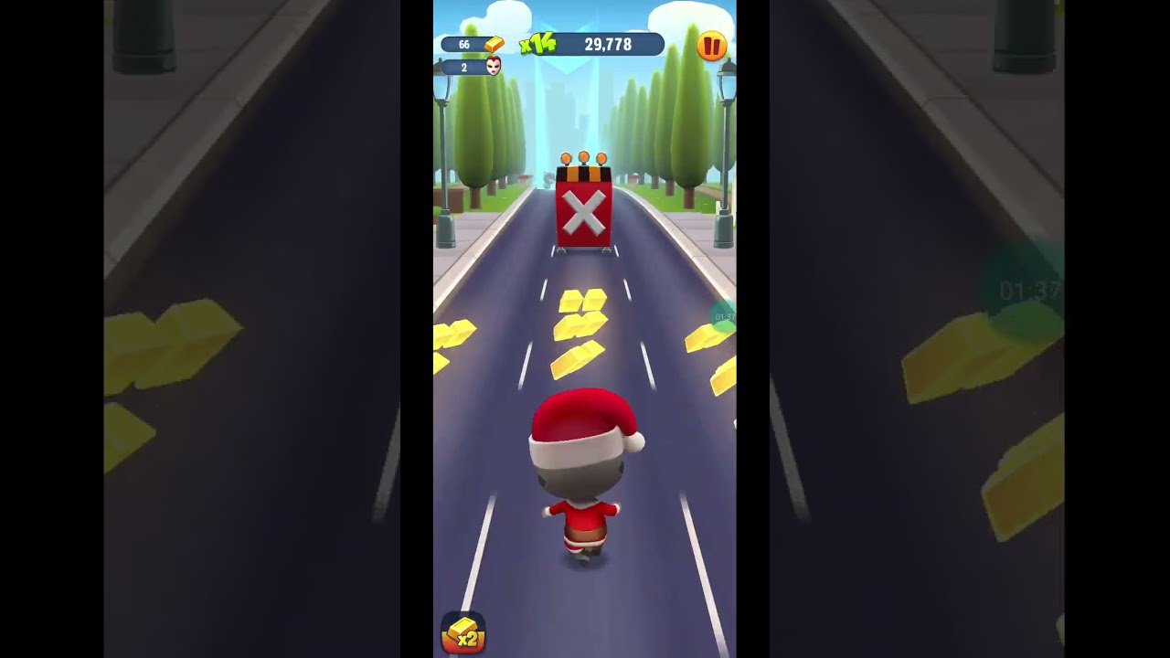 Talking Tom Gold Run  Airplane glitch