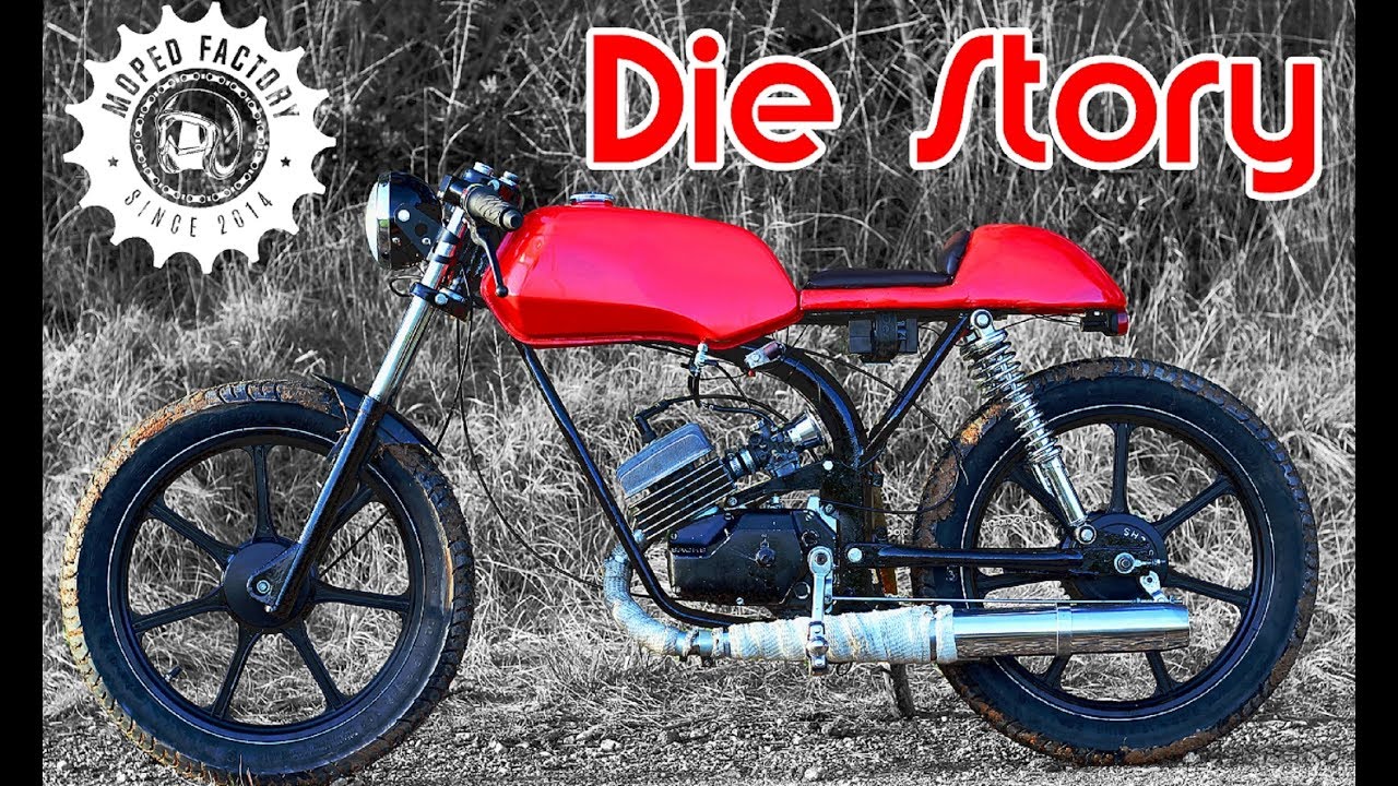 Cafe Racer Mofa | Hercules Prima GT 80ccm Umbau || Die Story - Moped Factory