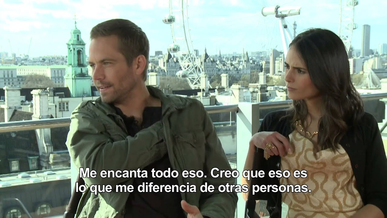 FAST & FURIOUS 6 -Entrevista a Paul Walker y Jordana Brewster