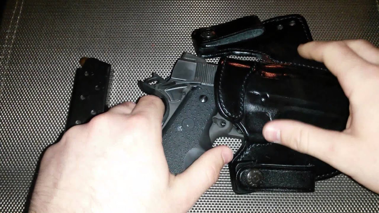 Galco 1911 v hawk iwb holster review