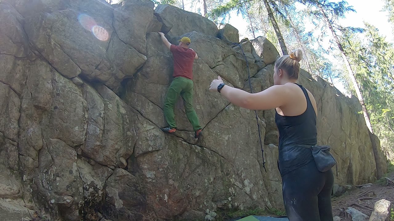 Bouldering at kalajärvi