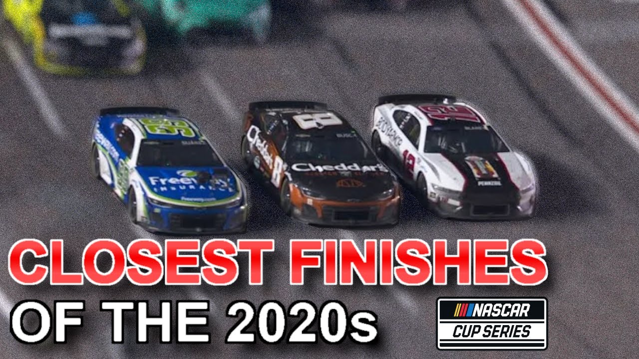 CLOSEST NASCAR Cup Series Finishes of the 2020s
