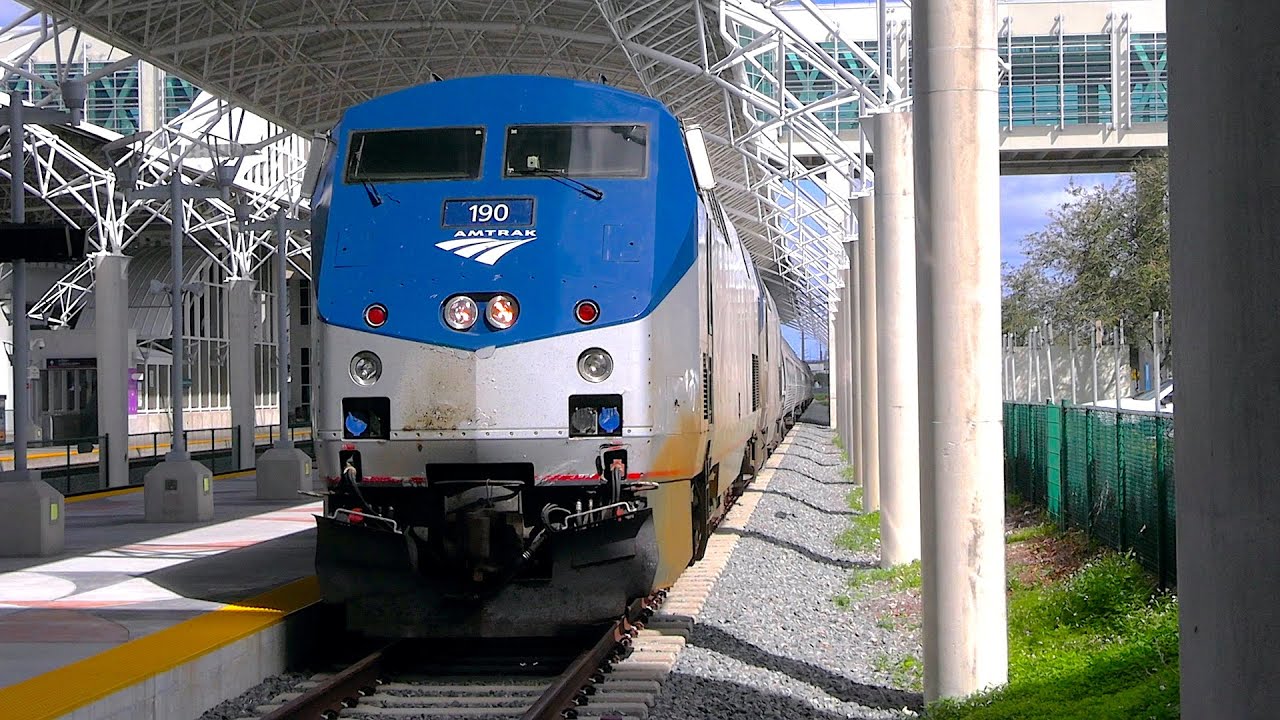 First Amtrak Train to Miami Airport Station!