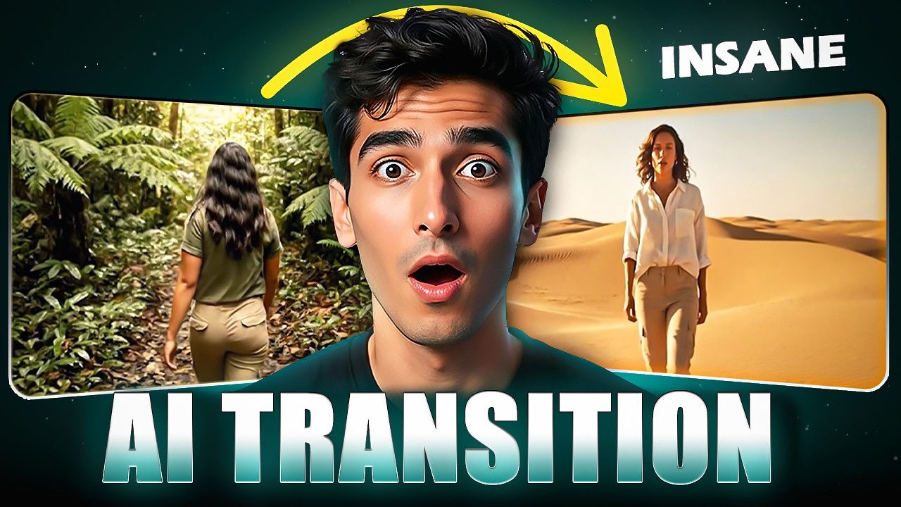 Create Hollywood-Level Transitions Using AI 🤯