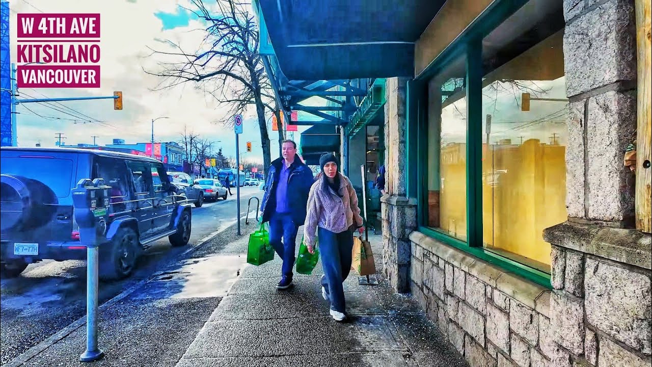 Vancouver Walk 🇨🇦 - W 4th Ave, Kitsilano