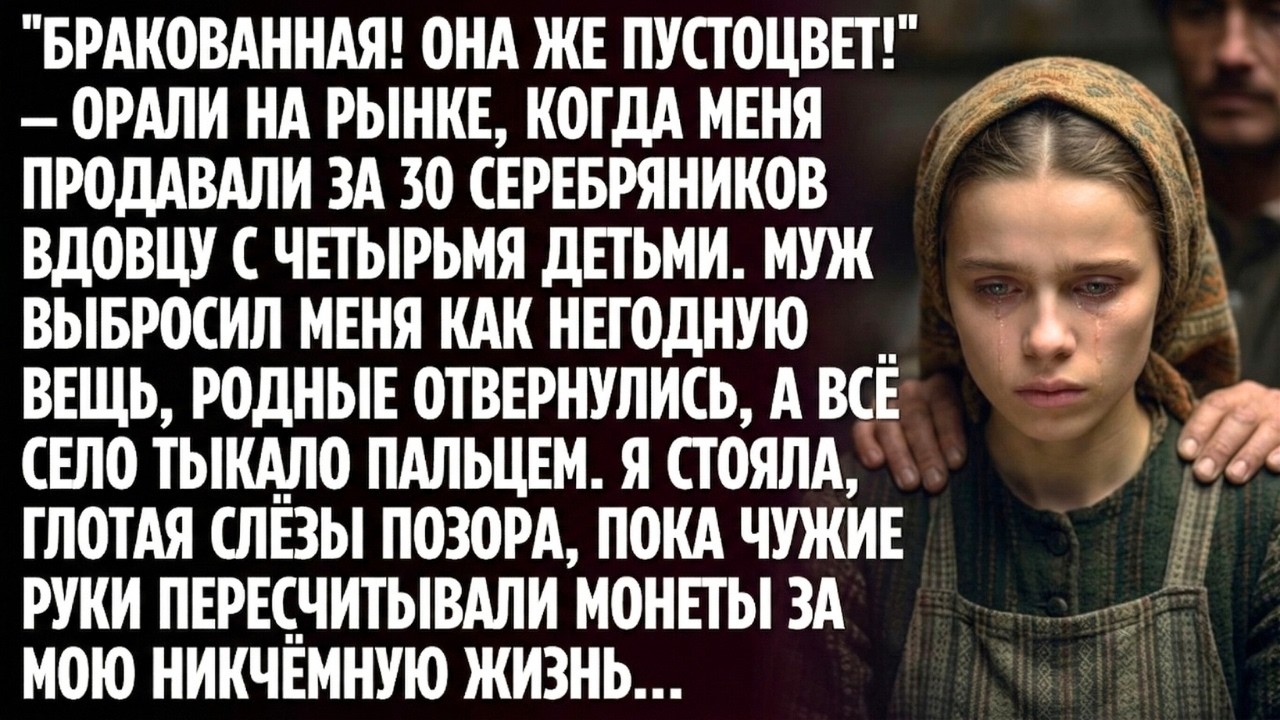 Меня продали за 30 рублей вдовцу с 4 детьми, но когда я встретила бывшего мужа