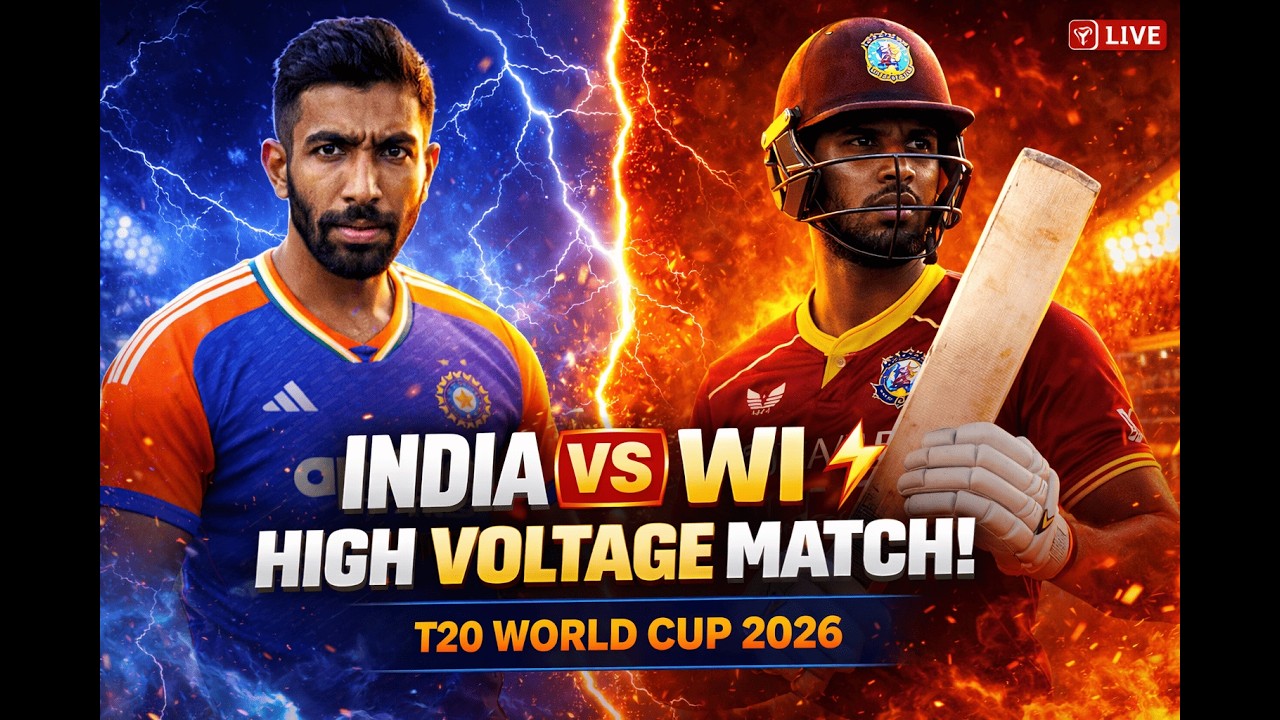 IND VS WI ICC Men's T20 World Cup 2026, 52nd Match Super 8 Group 1 Full Match Highlights Cricket 24