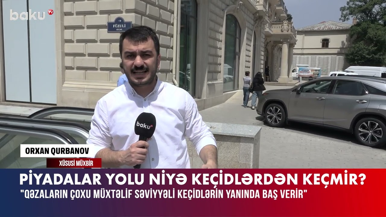 Piyadalar yolu niyə keçidlərdən keçmir ?