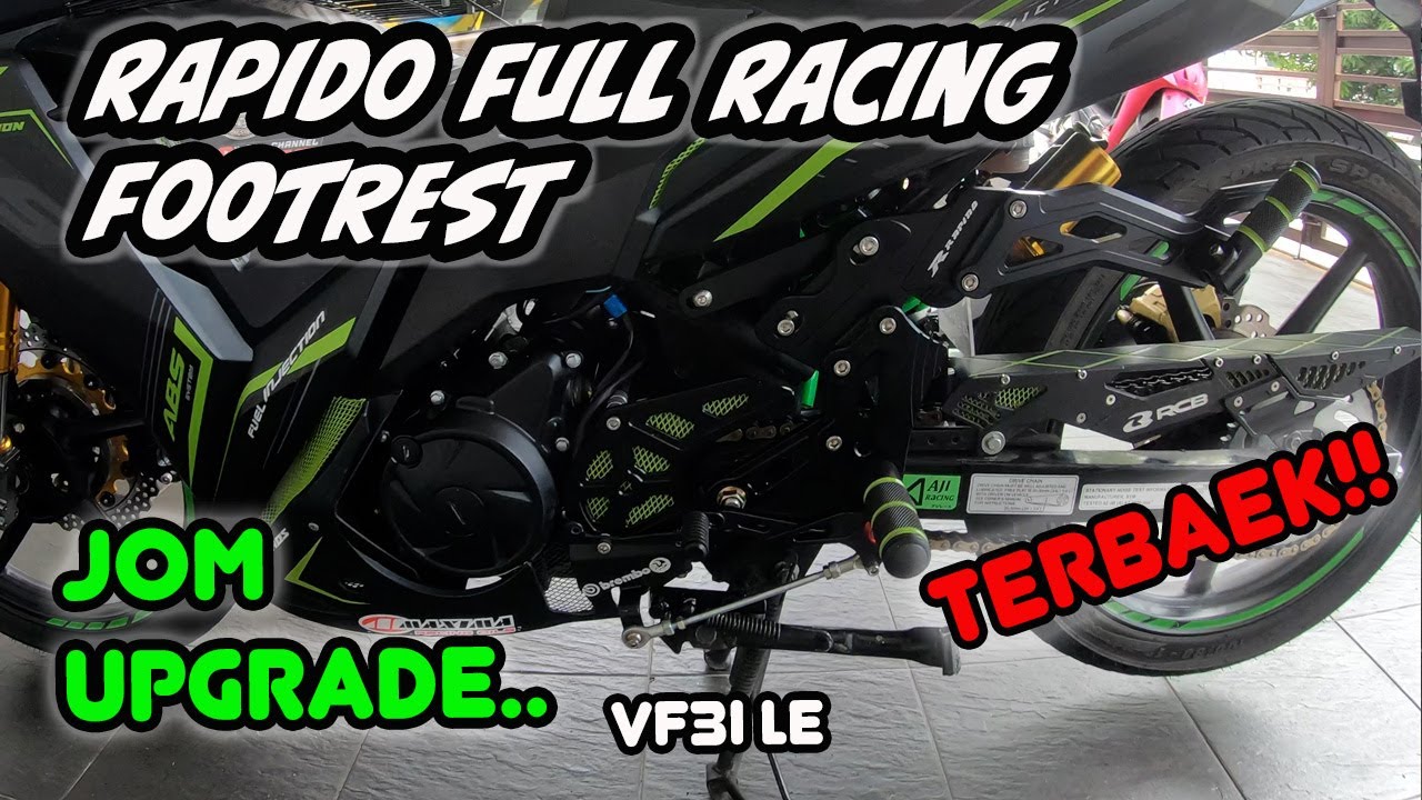 #27 |VF3iLE| Upgrade Rapido Full Racing Footrest. 😋 Terbaek !!!👍