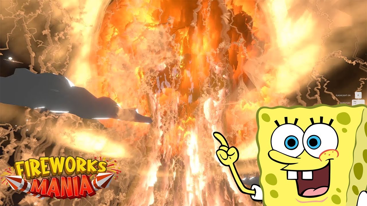 煙花模擬器：我不小心點燃核彈，整個小鎮不見了Fireworks mania Mod