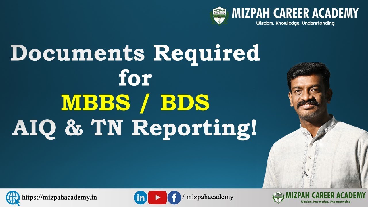 Documents Required for Medical College Admission - Don't Miss these Documents - NEET 2024