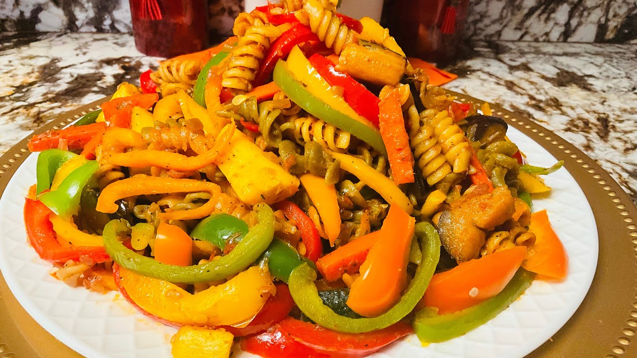 በደቂቃ ጤናማ ለልጅ ለአዋቂ ምሳ/ራት መኮረኒ በአትክልት አስራር one pot macaroni with vegetables for lunch /dinner 🥗
