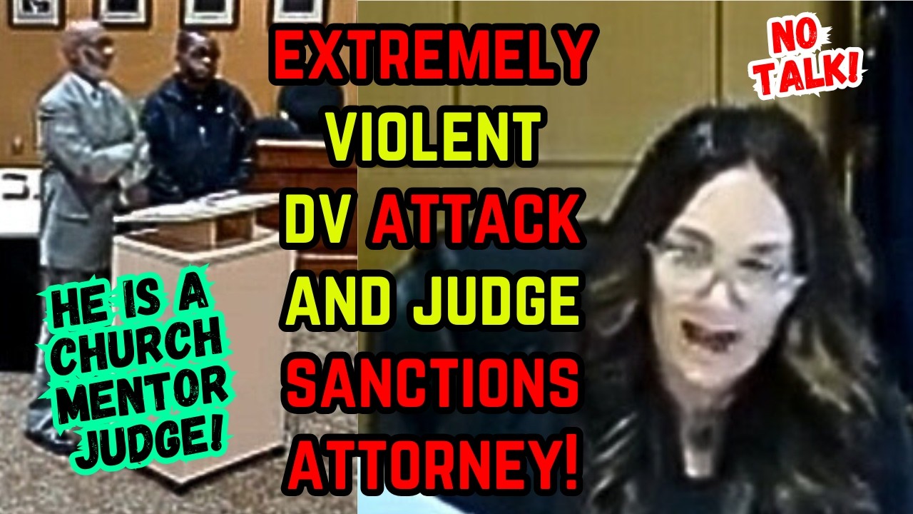 Extremely VIOLENT Attacker with Multiple Warrants AND Judge Sanctions His Attorney! Church Mentor?