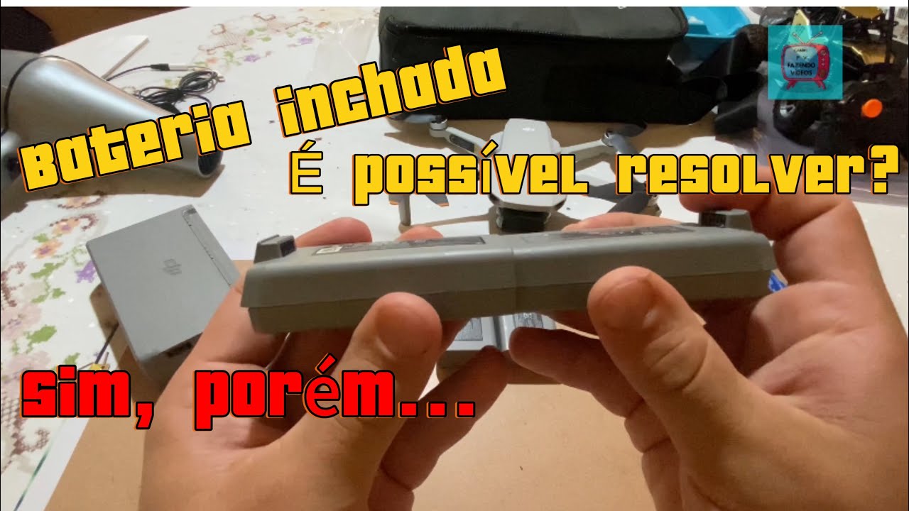 Bateria estufada, resolvendo o problema da bateria inchada da Dji