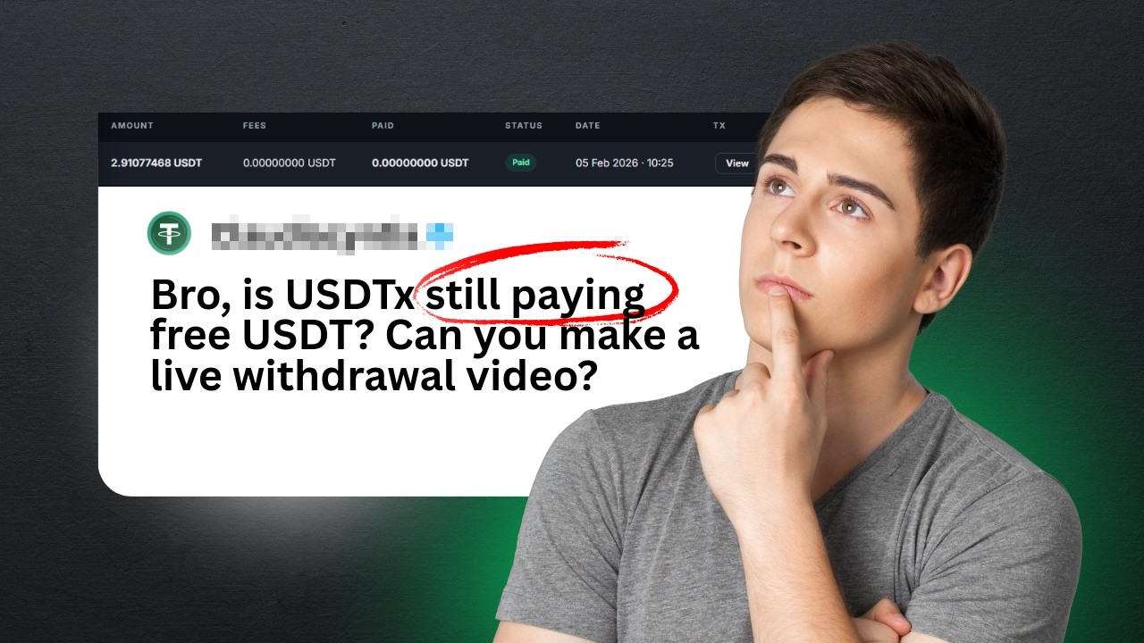 Free USDT Earning Website | Live Withdraw Proof | No Investment