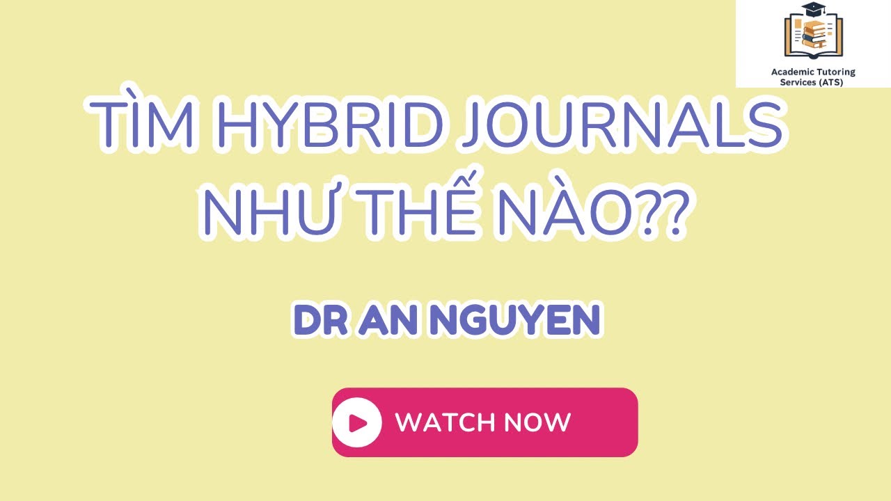 Tìm hybrid journals như thế nào?