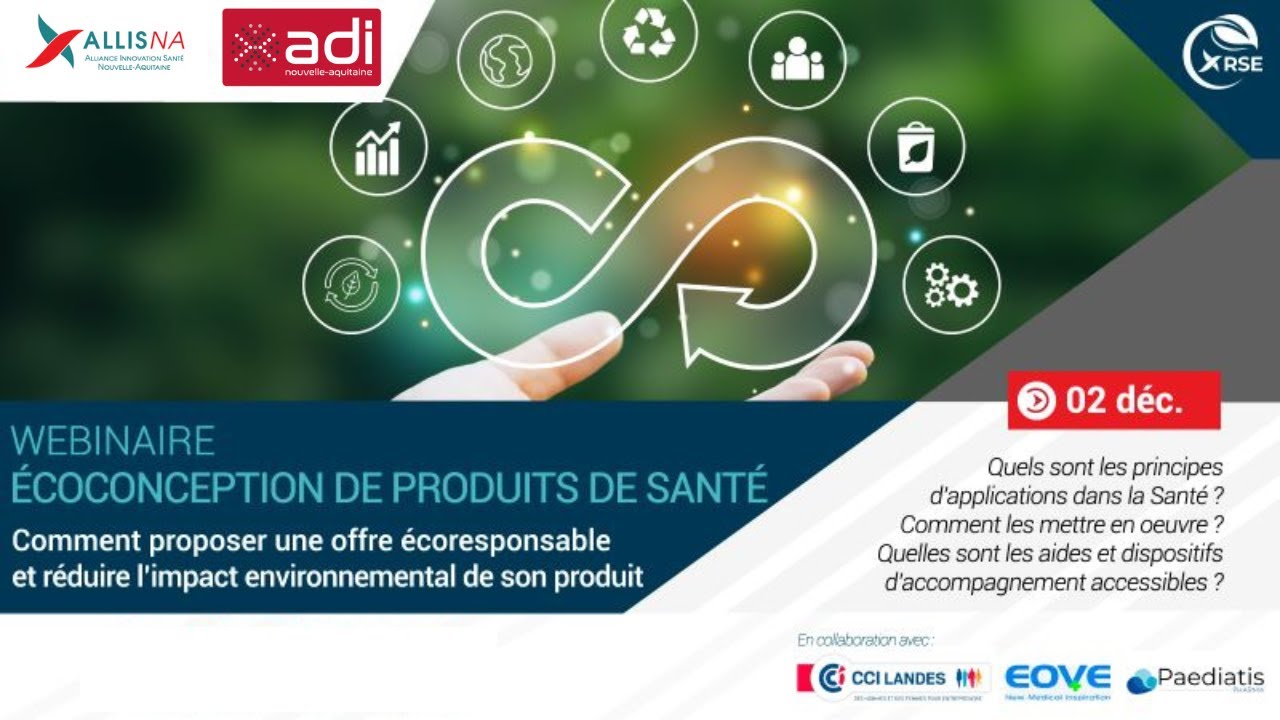 Webinaire écoconception des produits de Santé