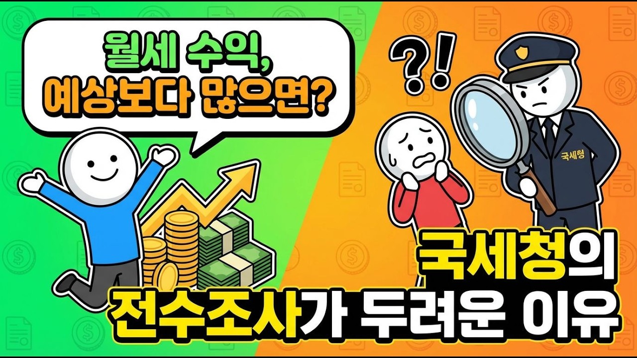 나도 걸릴 수 있다! 월세 수익과 국세청의 관계